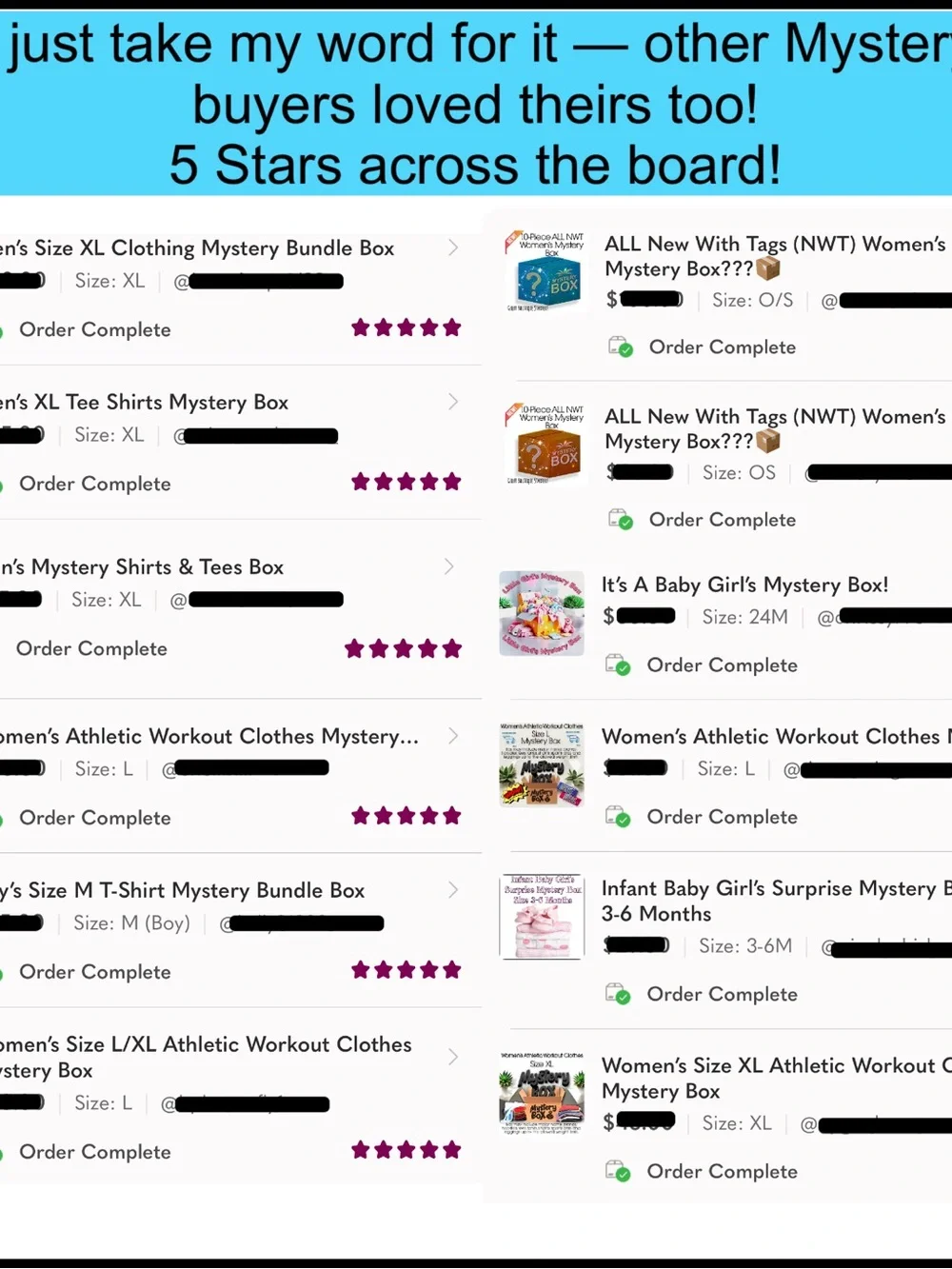 Women’s Athletic Mystery Box – Curated Workout Apparel (Up to 5 lbs!)